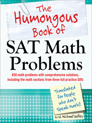 cover image of The Humongous Book of SAT Math Problems